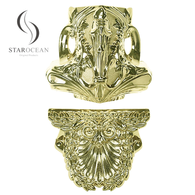 Extra Large Ornate Coffin Corner American Coffin Accessories Funeral Supplies 18#G